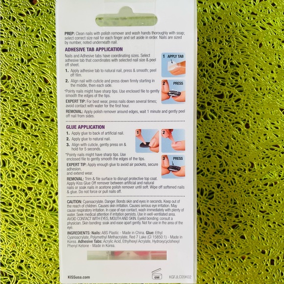 KISS Jelly Fantasy On-Trend Translucent Nails - New in Box - 28 Nails - FJ01 - Picture 4 of 5